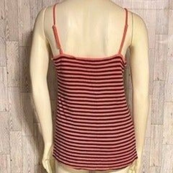 Pink and Blue Striped Camisole Size Medium - Picture 2 of 4